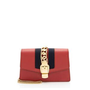 Gucci Leather Sylvie Super Mini Bag